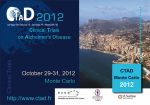 CTAD Monaco 2012