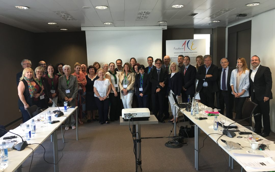 7ème workshop de la Mediterranean Alzheimer Alliance à Barcelone : 33 membres présents !